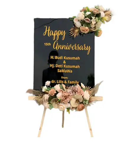 Papan Bunga Akrilik Krangean